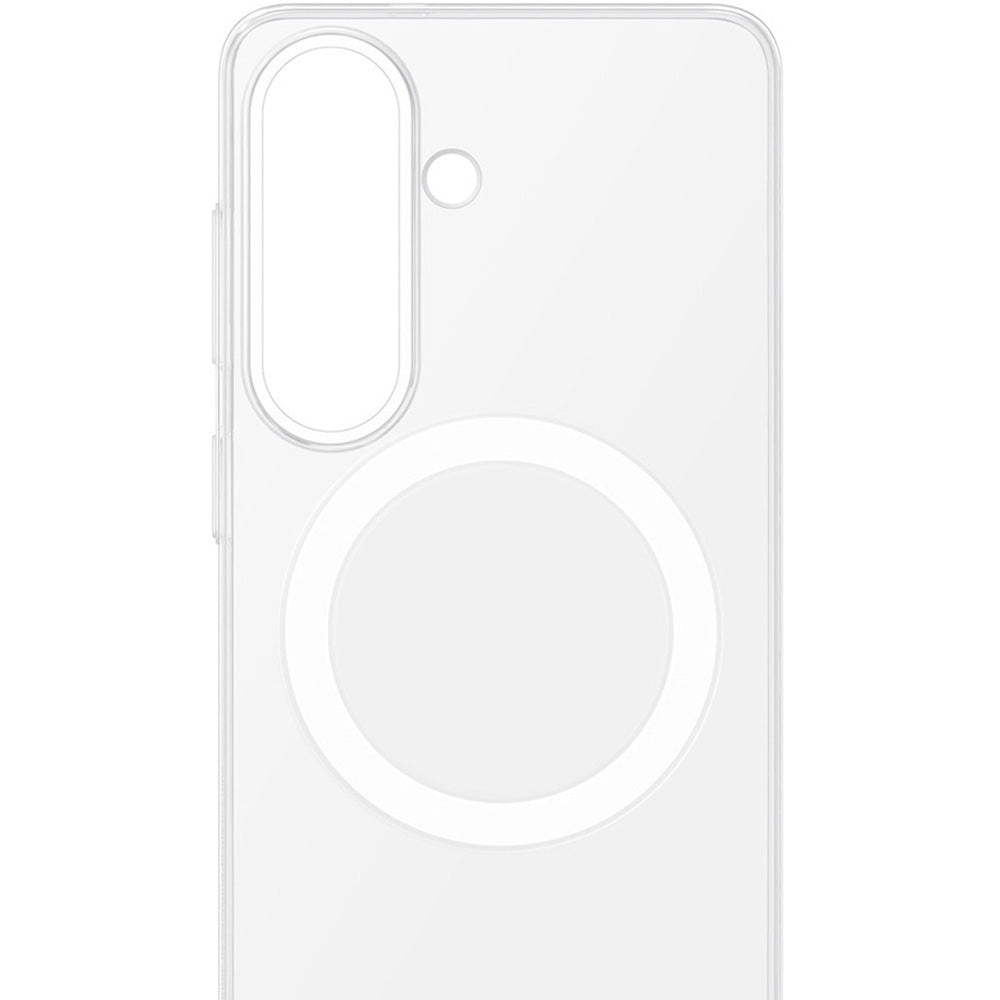 Handyhülle für Galaxy S26, Samsung Clear Magnet Case mit MagSafe, Transparent und Weiß