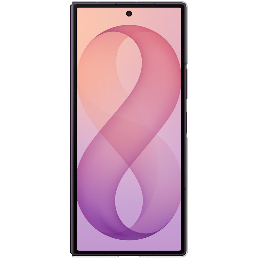 Handyhülle und 2x Anti-Reflexionsfolie für Galaxy Z Fold8 Ultra, Samsung Clear Magnet Case mit MagSafe, Transparent und Weiß