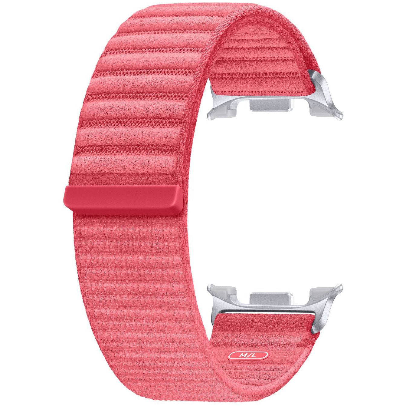 Armband für Galaxy Watch 8 / 8 Classic, Samsung Fabric Band 20mm, M/L, Rot
