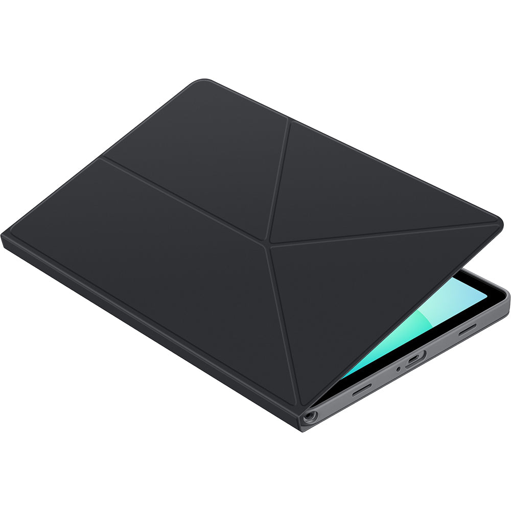 Schutzhülle mit Ständer für Galaxy Tab A11 Plus, Samsung Smart Book Cover, Schwarz
