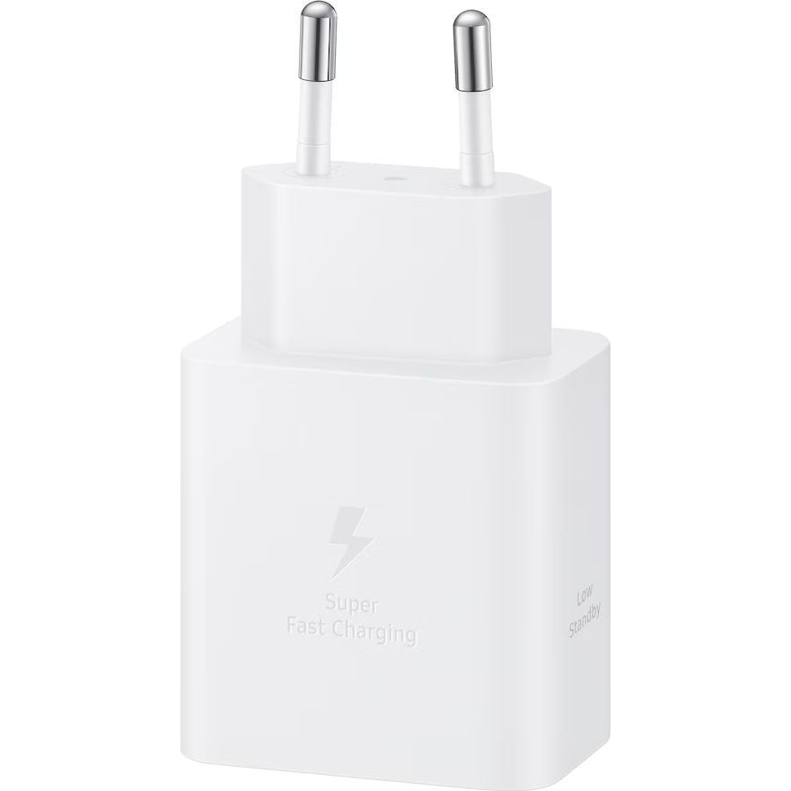Wandladegerät GaN USB-C 45W, PD, PPS, Samsung Power Adapter, Weiß