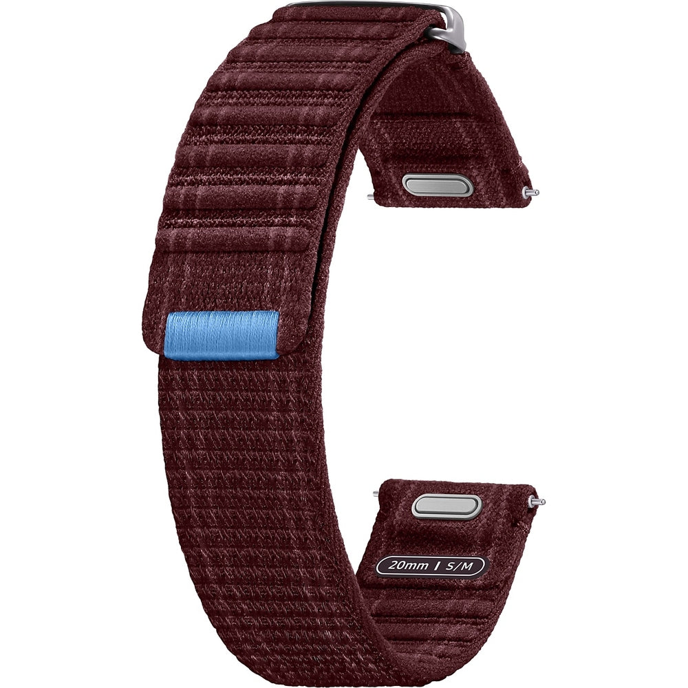 Armband für Galaxy Watch 7 / FE / 6 / 5 Pro / 5 / 4, Samsung Fabric Band, Rotbraun
