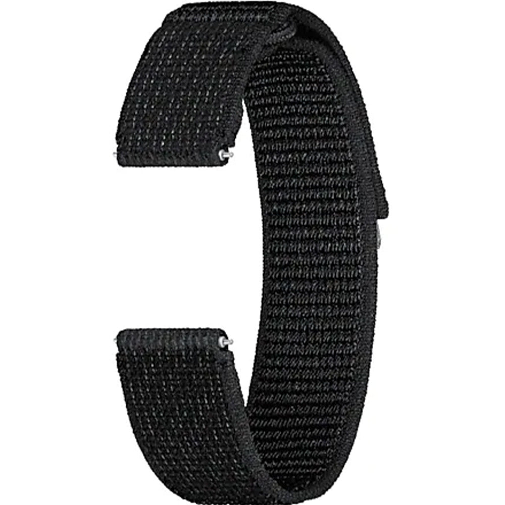 Armband für Galaxy Watch 7/FE/6/5 Pro/5/4, Samsung Fabric Band 20mm, M/L, Schwarz
