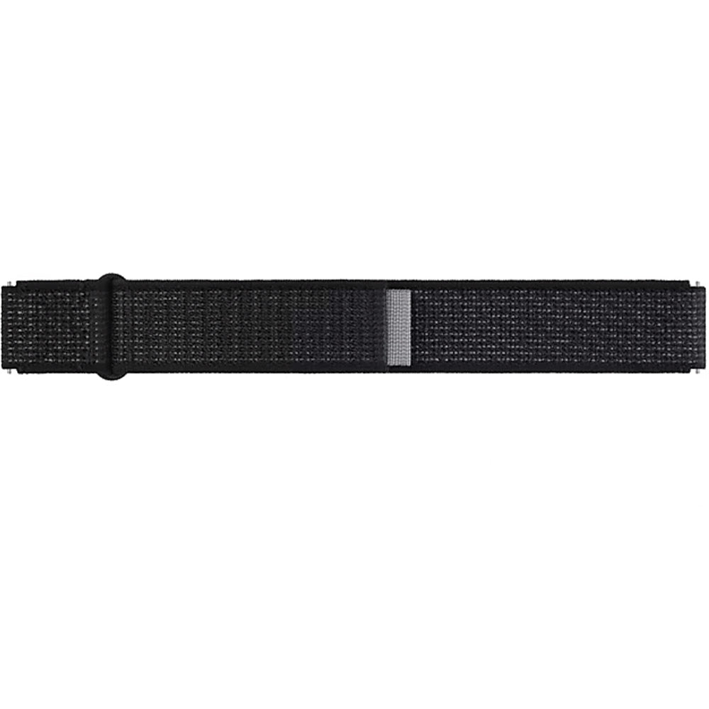 Armband für Galaxy Watch 7/FE/6/5 Pro/5/4, Samsung Fabric Band 20mm, M/L, Schwarz