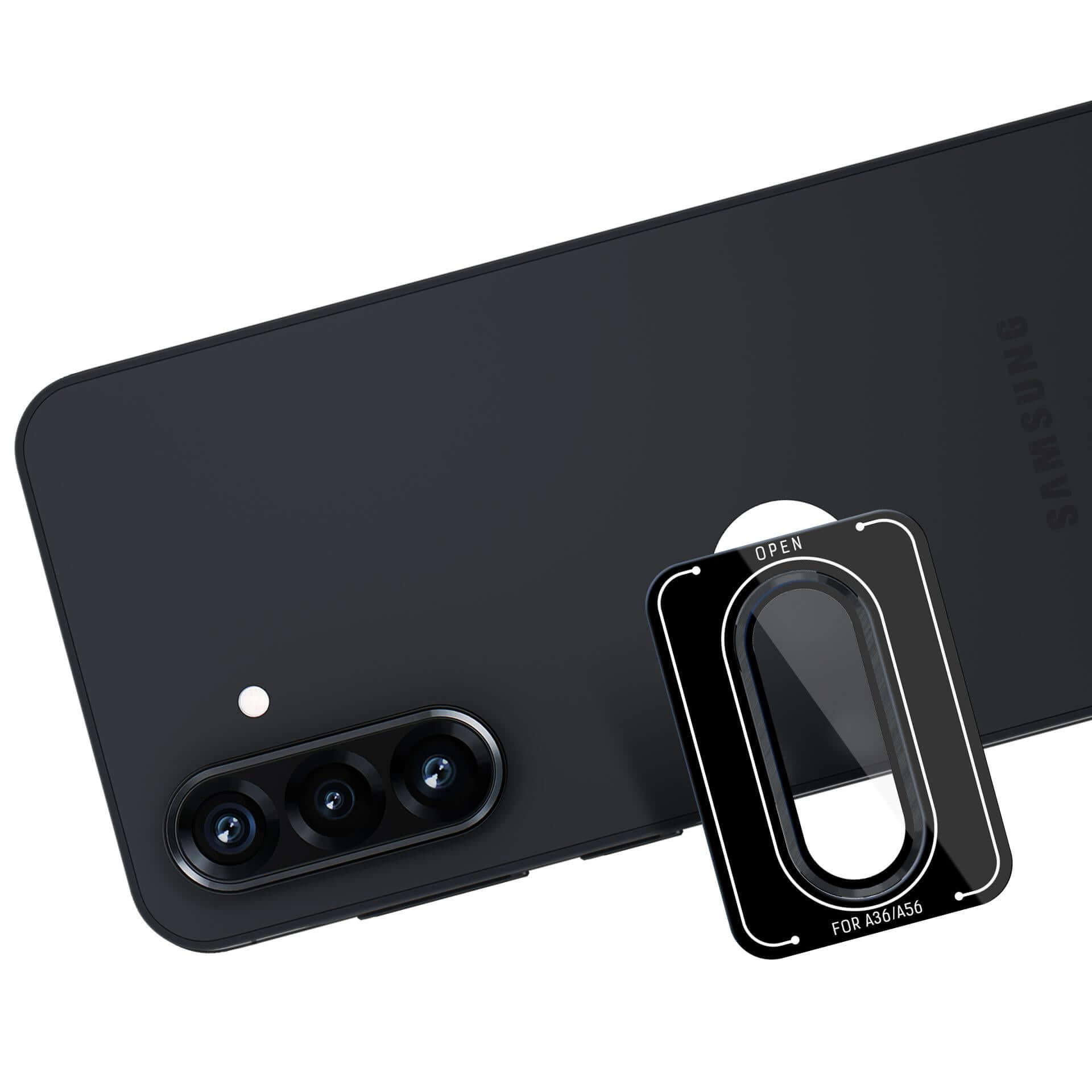 Objektivschutz für Galaxy A56 5G, 3mk Lens Protection Pro, Schwarz