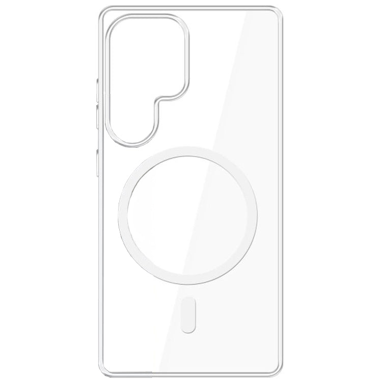Handyhülle für Galaxy S25 Ultra, 3mk MagCase, Transparent und Weiß