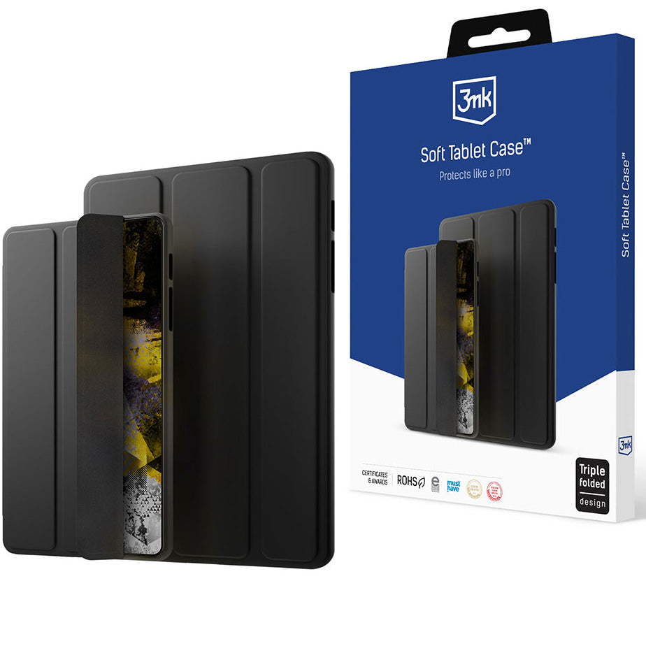 Schutzhülle 3mk Soft Tablet Case für Galaxy Tab S9 Plus, Schwarz