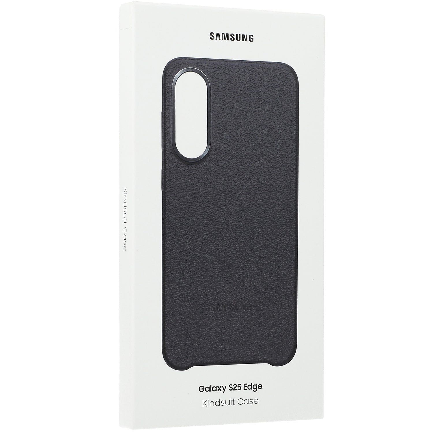 Handyhülle für Galaxy S25 Edge, Samsung KindSuit Case, Schwarz