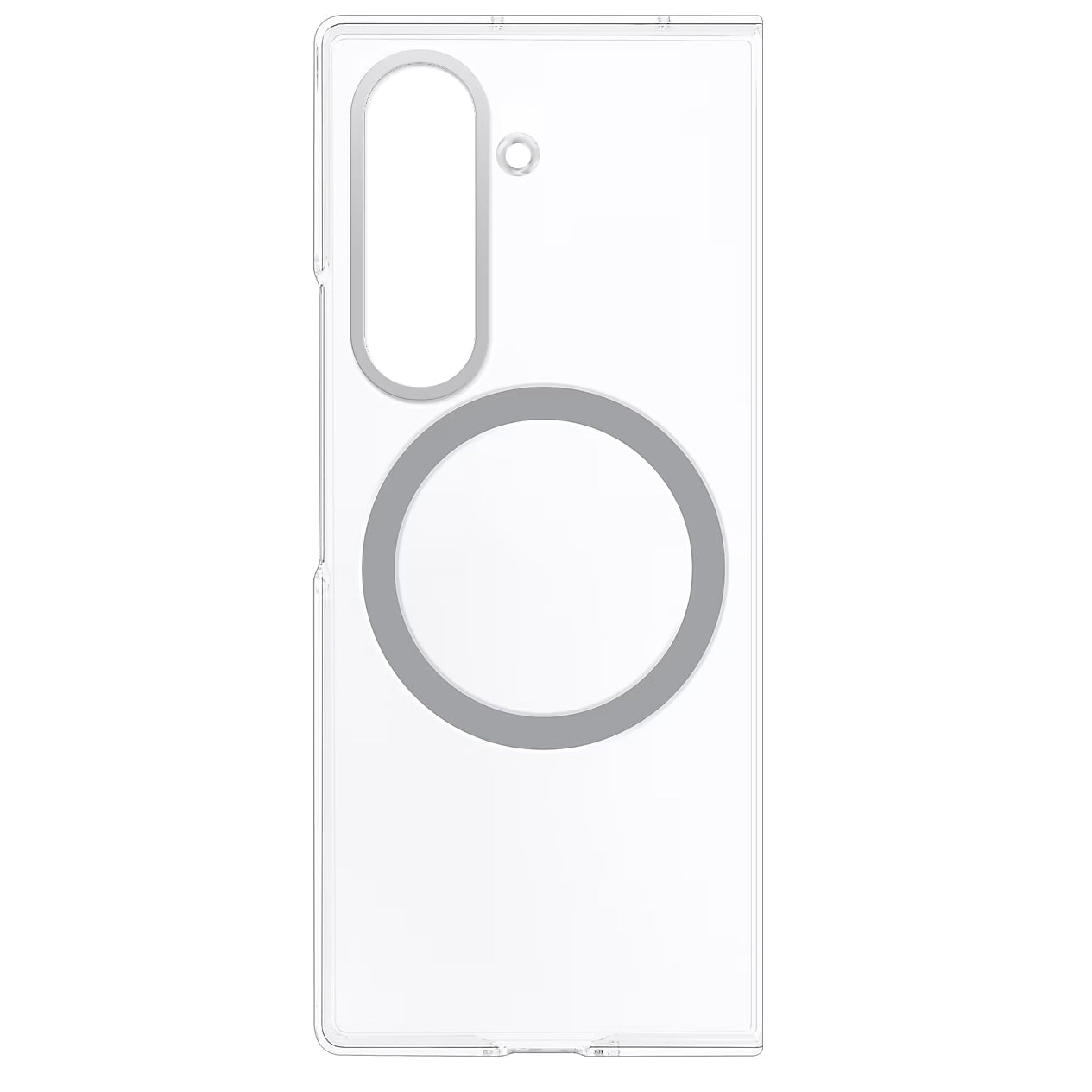 Schutzhülle + Schutzfolie für Galaxy Z Fold7, Samsung Clear Magnet Case, Transparent