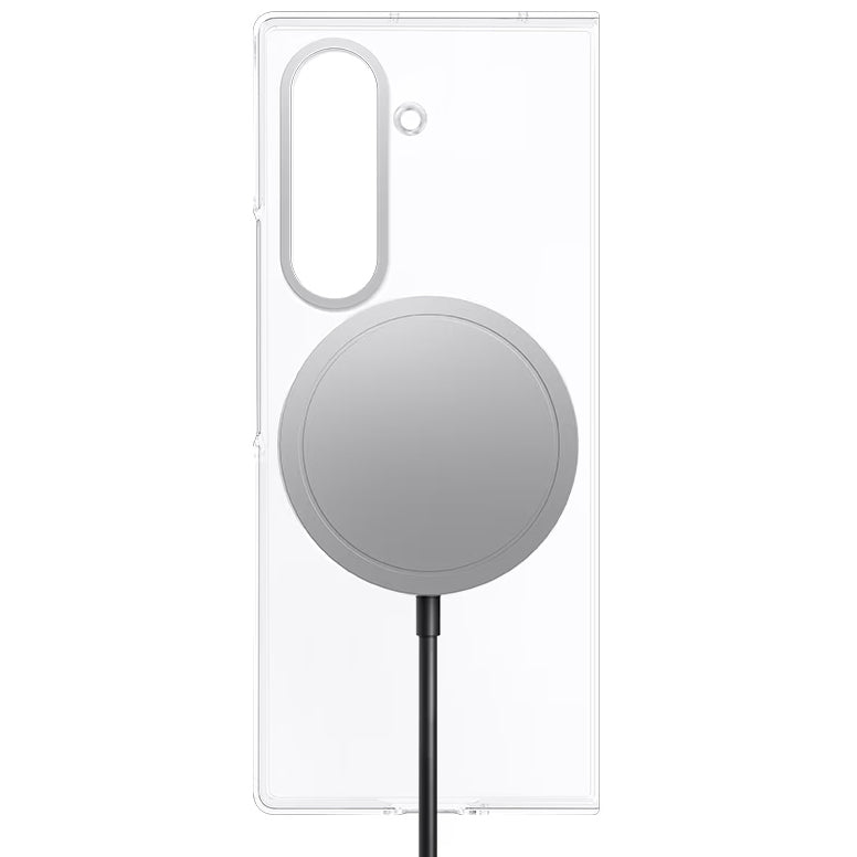 Schutzhülle + Schutzfolie für Galaxy Z Fold7, Samsung Clear Magnet Case, Transparent