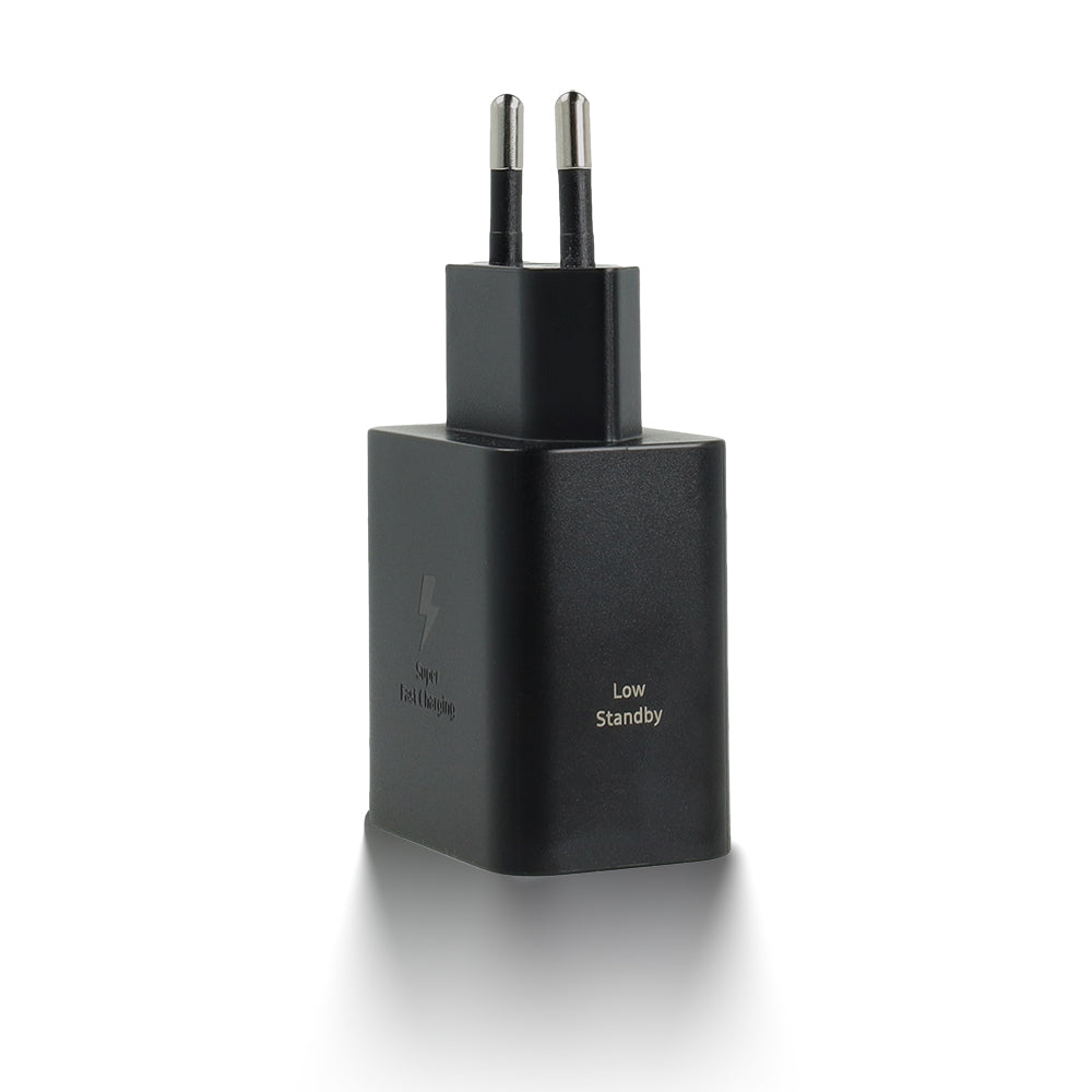 Induktionsladegerät mit Qi2.2 25W + Netzladegerät 45W, Samsung Magnet Wireless Charger, für MagSafe / MPP, USB-C Nylonkabel, Schwarz