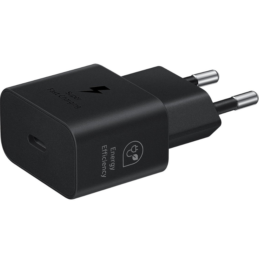 Wandladegerät PD, PPS 25W, 1x USB-C, Samsung Power Adapter, Schwarz