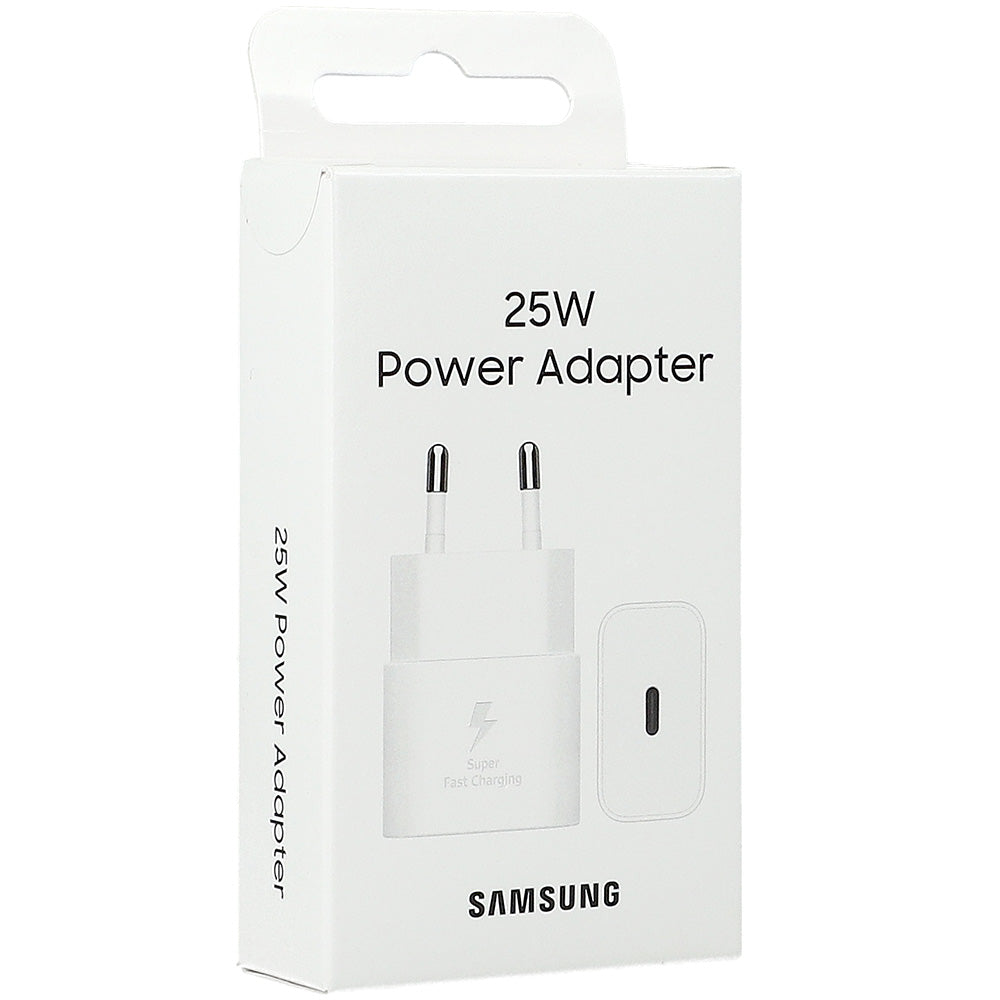 Wandladegerät PD, PPS 25W, 1x USB-C, Samsung Power Adapter, Weiß