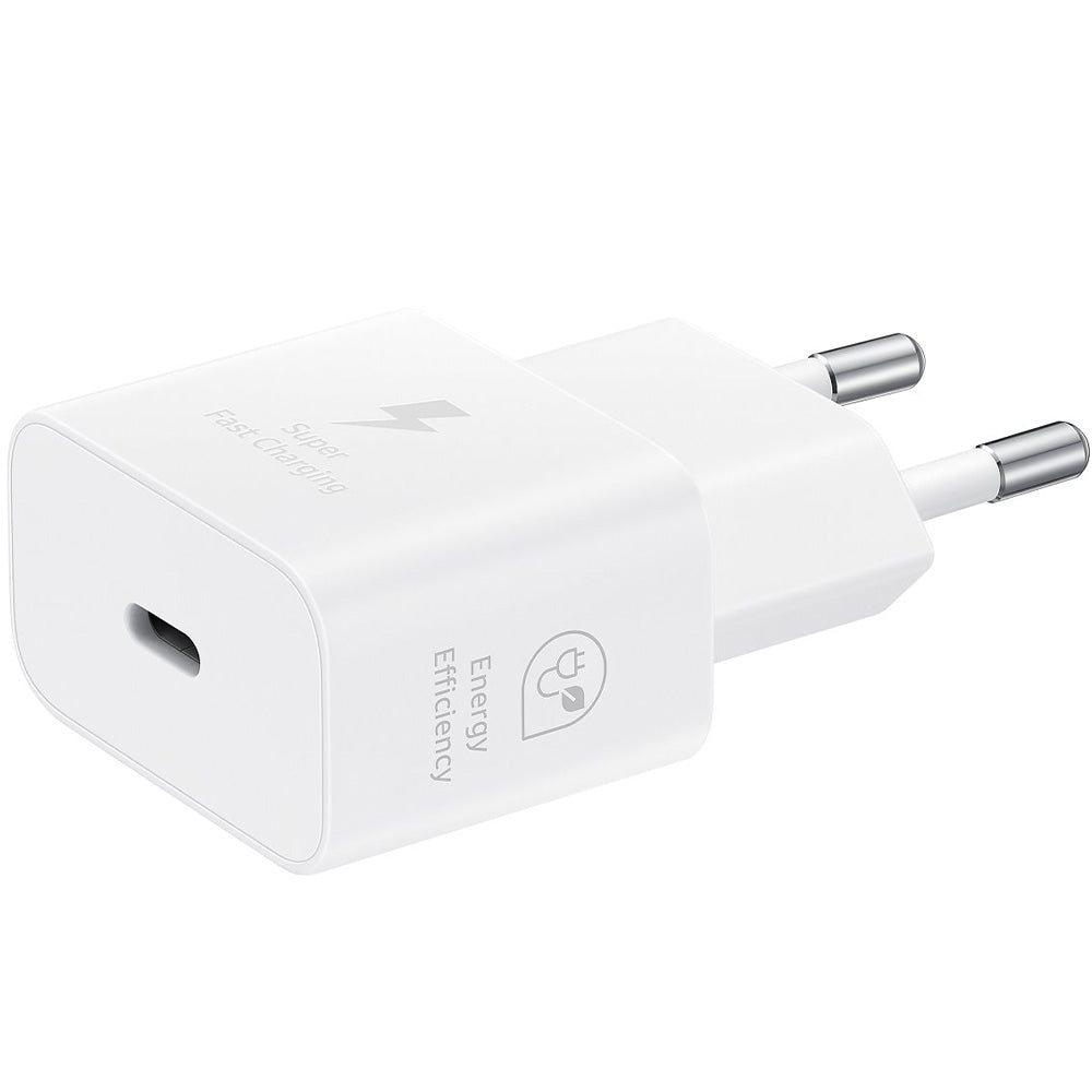 Wandladegerät PD, PPS 25W, 1x USB-C, Samsung Power Adapter, Weiß