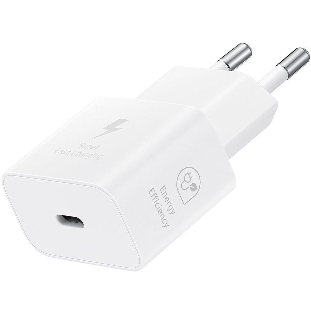 Wandladegerät PD, PPS 25W, 1x USB-C, Samsung Power Adapter, Weiß