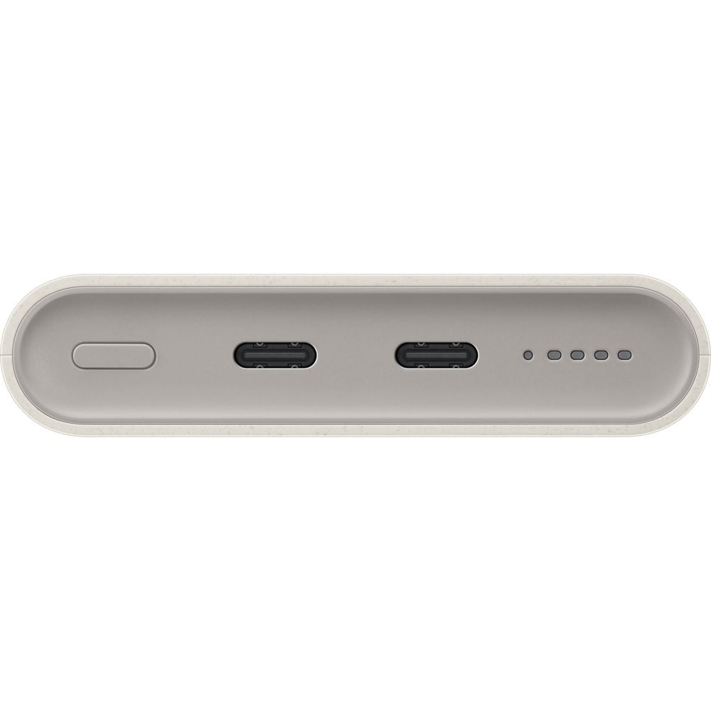 Powerbank mit kabellosem Laden Samsung Wireless battery pack 25W 2x USB-C, PD, 10000 mAh, Beige