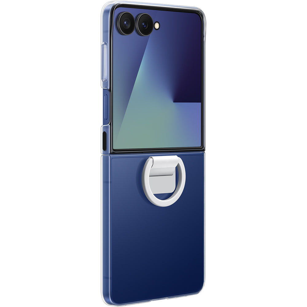 Handyhülle für Galaxy Z Flip7, Samsung Silicone Case Ring, Transparent