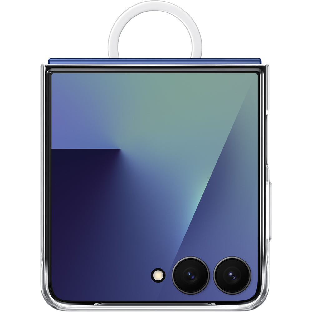 Handyhülle für Galaxy Z Flip7, Samsung Silicone Case Ring, Transparent