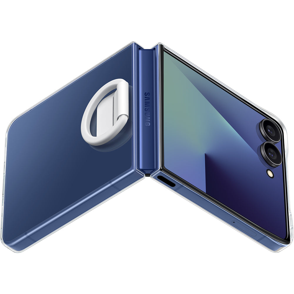 Handyhülle für Galaxy Z Flip7, Samsung Silicone Case Ring, Transparent
