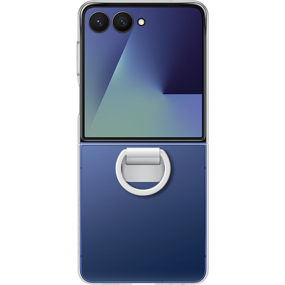 Handyhülle für Galaxy Z Flip7, Samsung Silicone Case Ring, Transparent