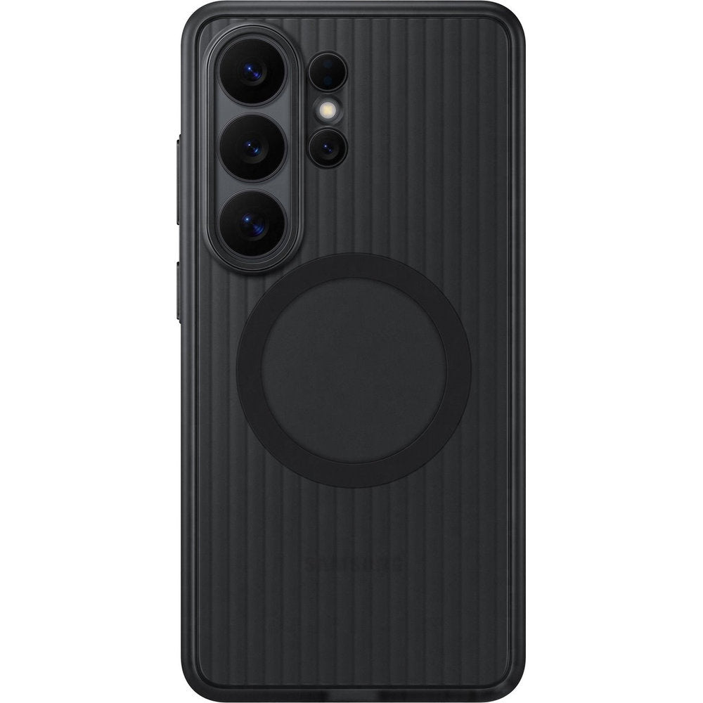 Handyhülle für Galaxy S26 Ultra, Samsung Rugged Magnet Case mit MagSafe, Transluzent mit Schwarz