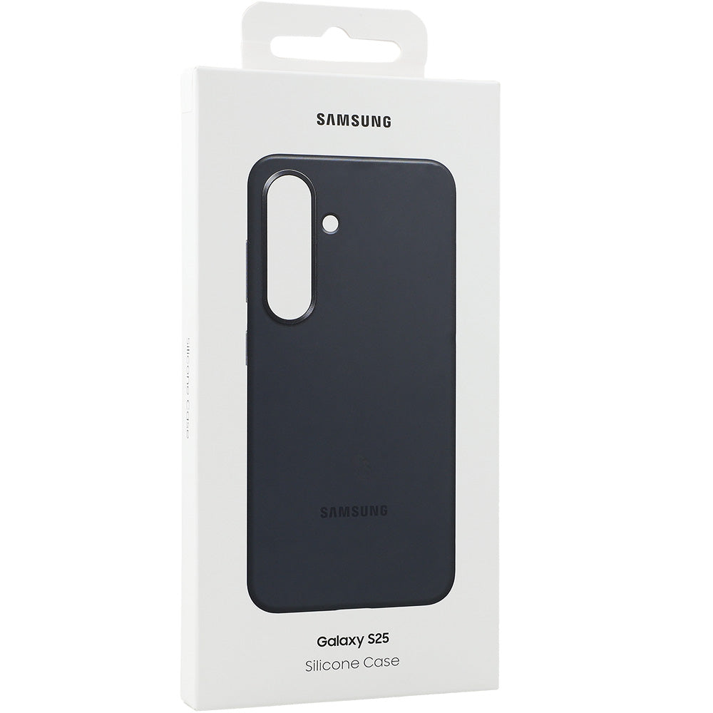 Handyhülle für Galaxy S25, Samsung Silicone Case, Schwarz
