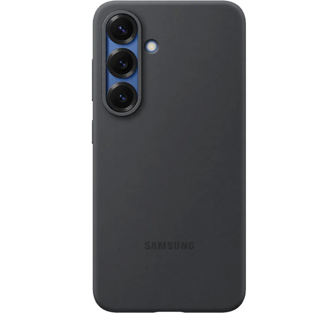 Handyhülle für Galaxy S25, Samsung Silicone Case, Schwarz