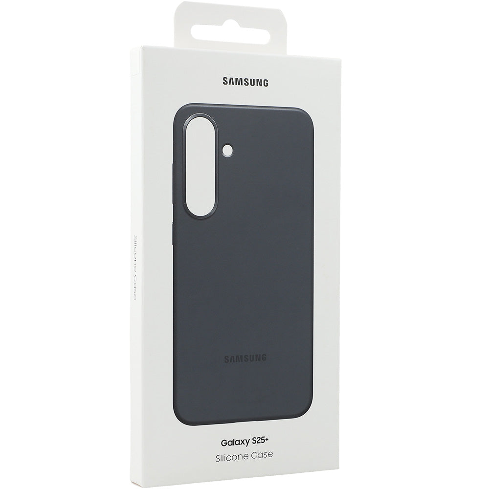 Handyhülle für Galaxy S25 Plus, Samsung Silicone Case, Dunkelblau-Grau