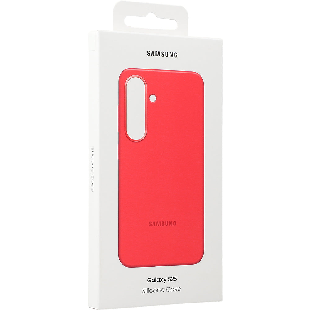 Handyhülle für Samsung Galaxy S25, Samsung Silicone Case, Rot