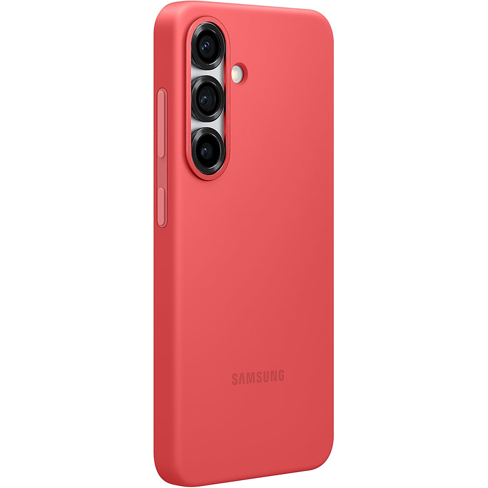 Handyhülle für Samsung Galaxy S25, Samsung Silicone Case, Rot