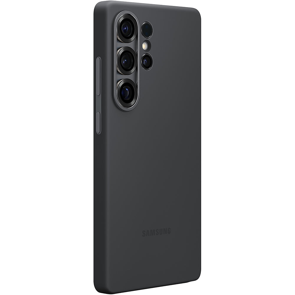 Handyhülle für Galaxy S25 Ultra, Samsung Silicone Case, Schwarz