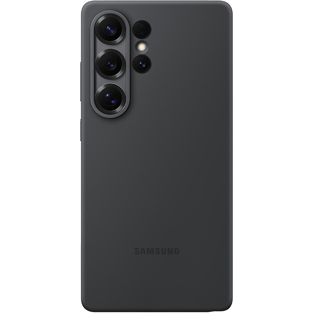 Handyhülle für Galaxy S25 Ultra, Samsung Silicone Case, Schwarz