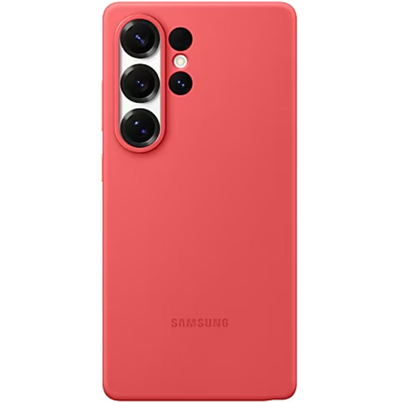 Handyhülle für Galaxy S25 Ultra, Samsung Silicone Case, Rot