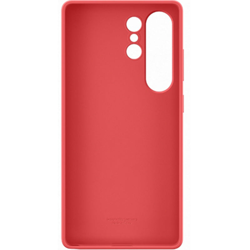 Handyhülle für Galaxy S25 Ultra, Samsung Silicone Case, Rot