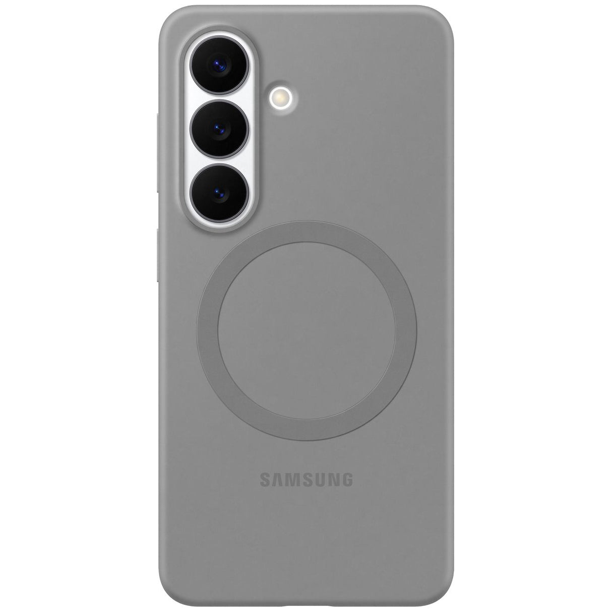Handyhülle für Galaxy S26, Samsung Silicone Magnet Case mit MagSafe, Grau