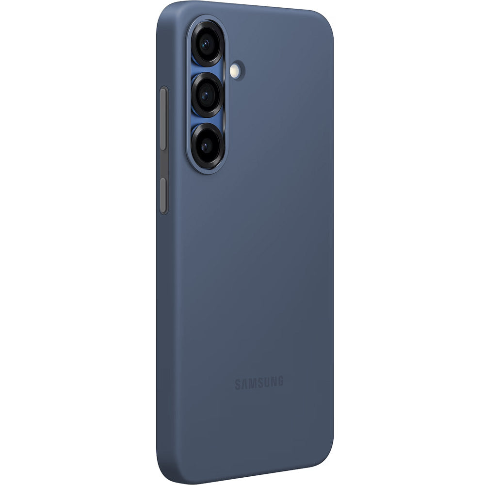 Handyhülle für Galaxy S25 Plus, Samsung Silicone Case, Dunkelblau-Grau