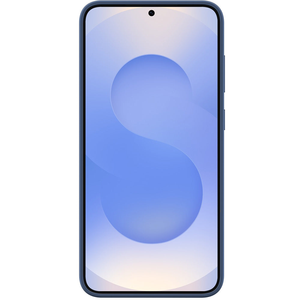 Handyhülle für Galaxy S25 Plus, Samsung Silicone Case, Dunkelblau-Grau