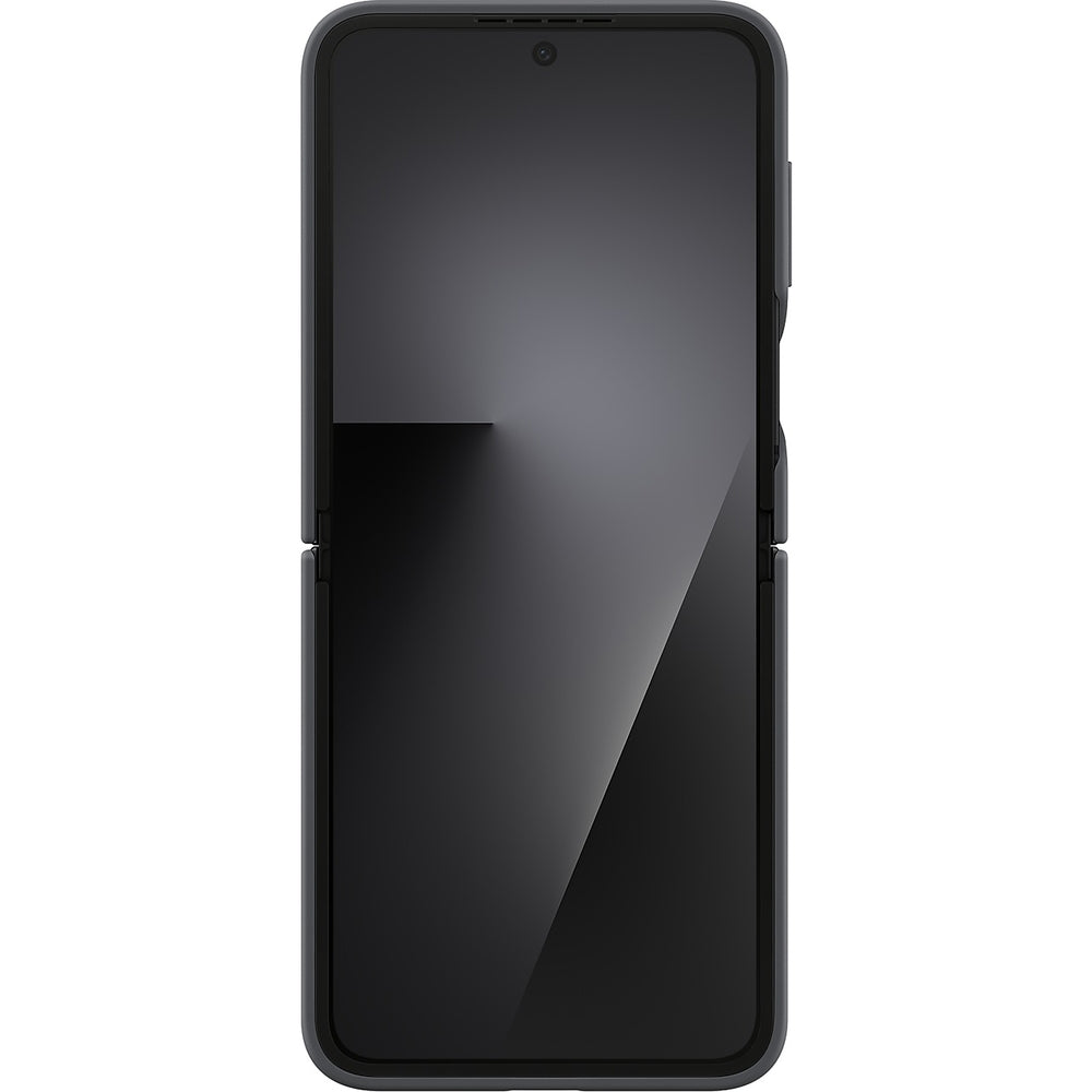 Handyhülle für Galaxy Z Flip7 FE, Samsung Silicone Case Ring, Schwarz
