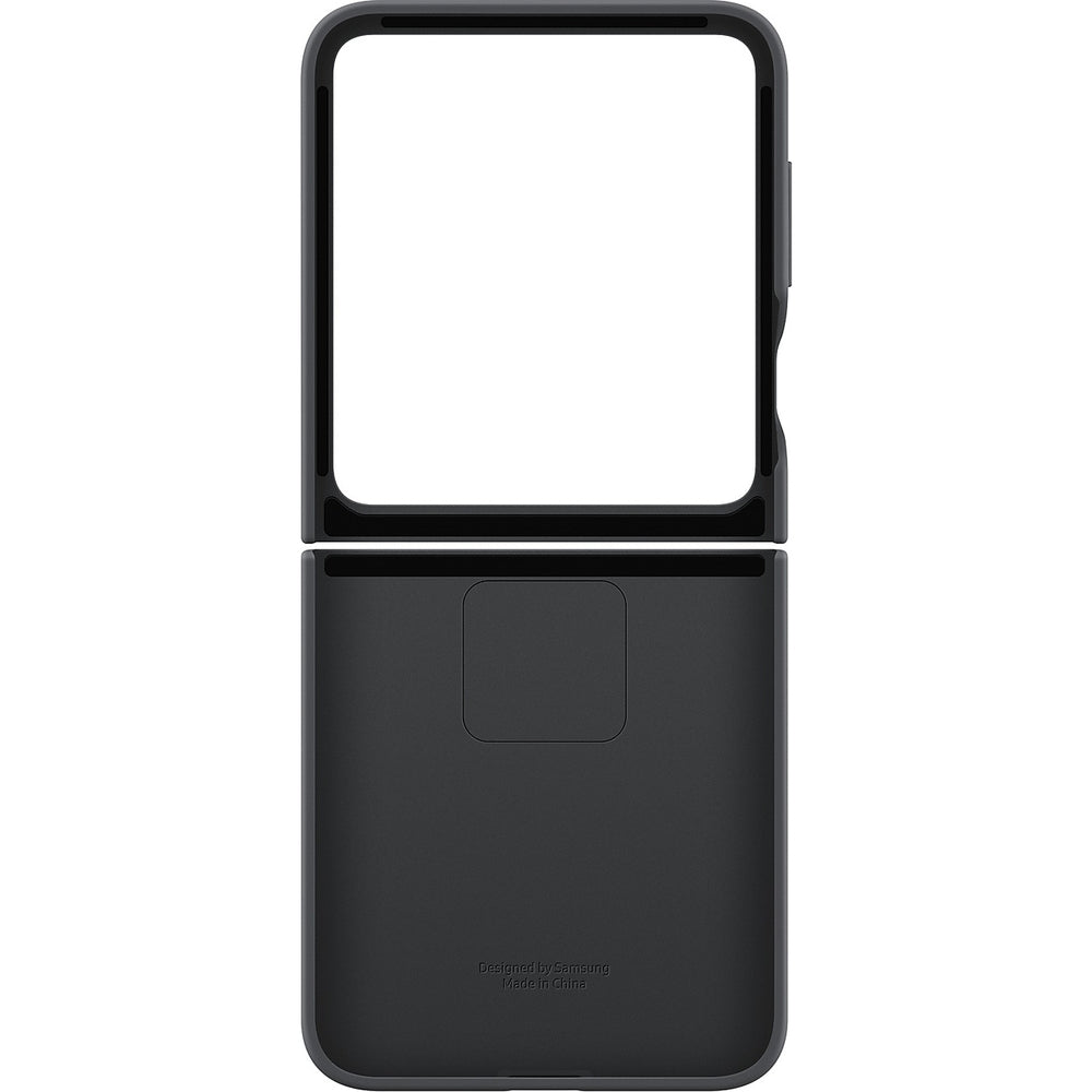 Handyhülle für Galaxy Z Flip7 FE, Samsung Silicone Case Ring, Schwarz