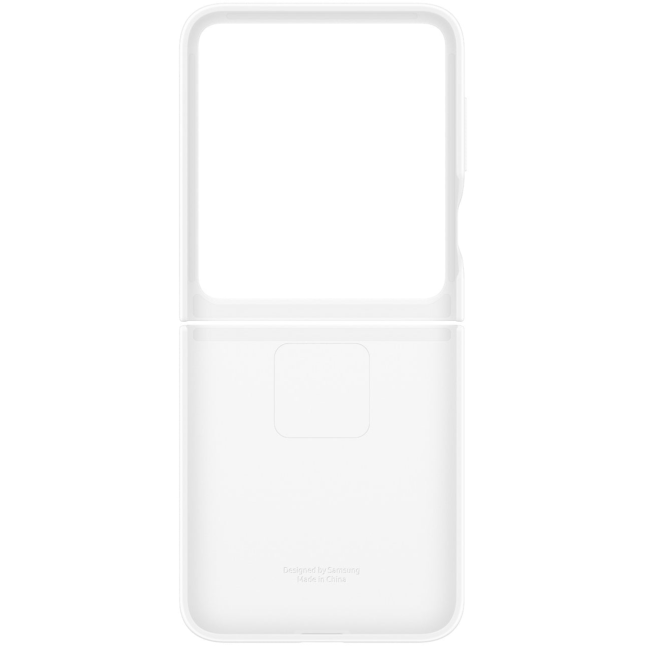 Handyhülle für Galaxy Z Flip7 FE, Samsung Silicone Case Ring, Weiß