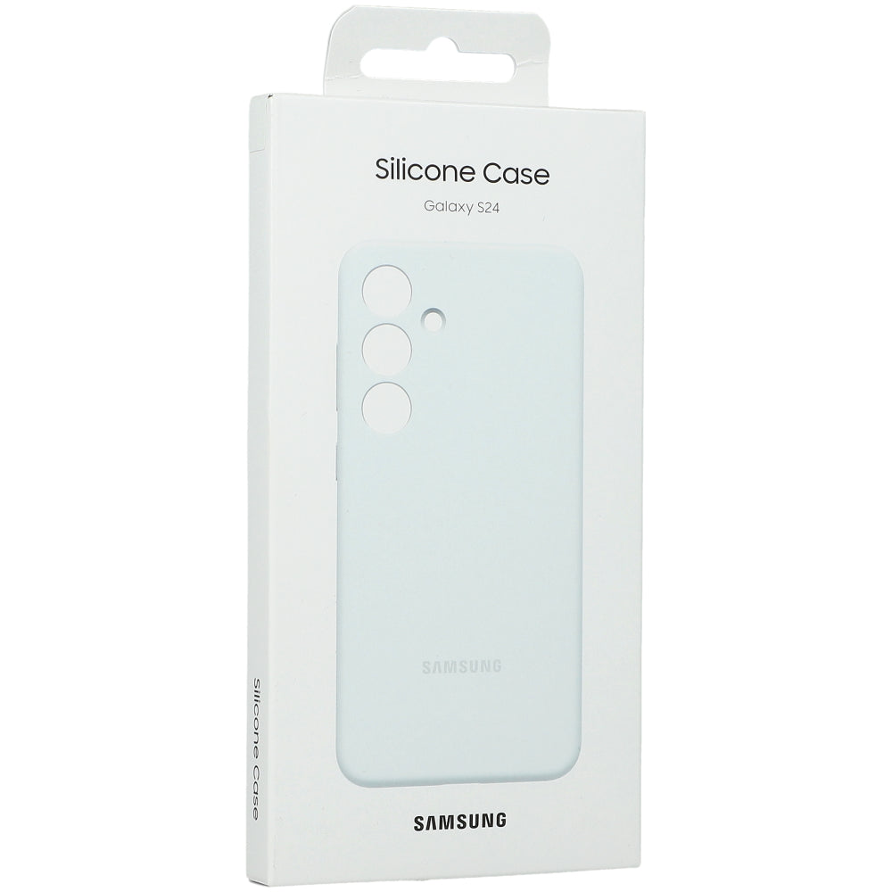Schutzhülle für Galaxy S24, Samsung Silicone Cover, weiss