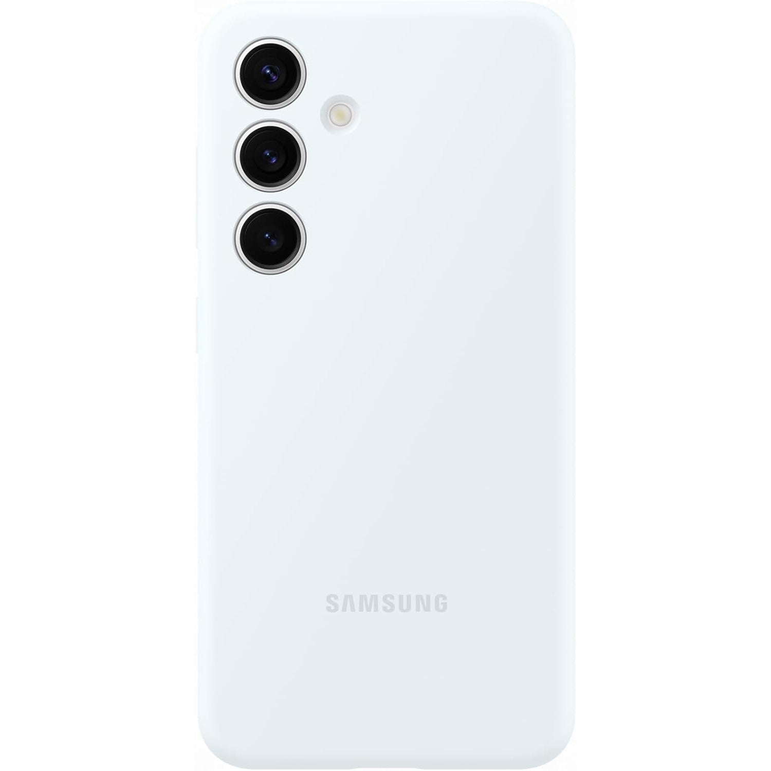 Schutzhülle für Galaxy S24, Samsung Silicone Cover, weiss
