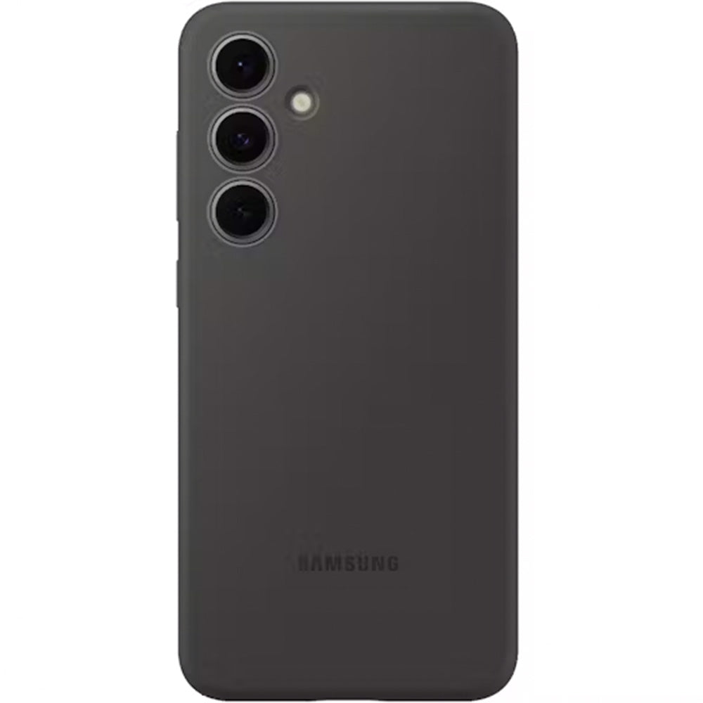 Handyhülle für Galaxy S24 FE, Samsung Silicone Cover, Schwarz