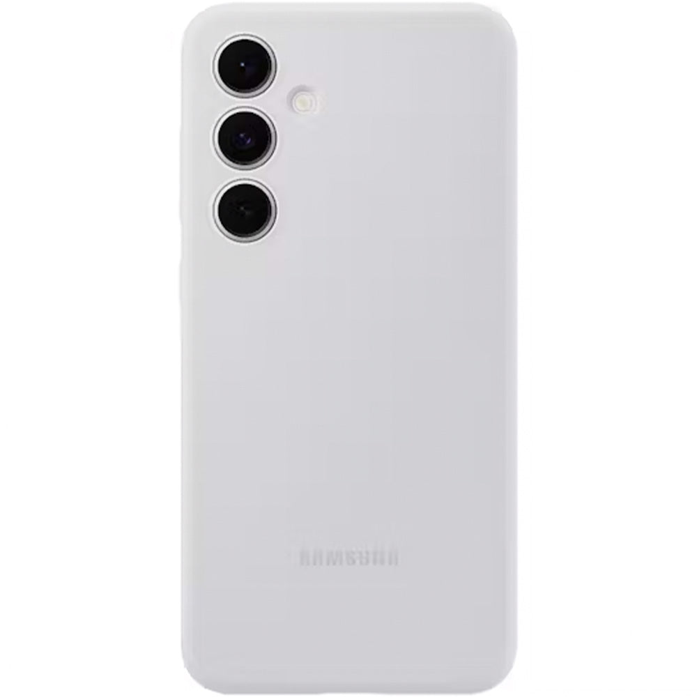 Handyhülle für Galaxy S24 FE, Samsung Silicone Cover, Grau