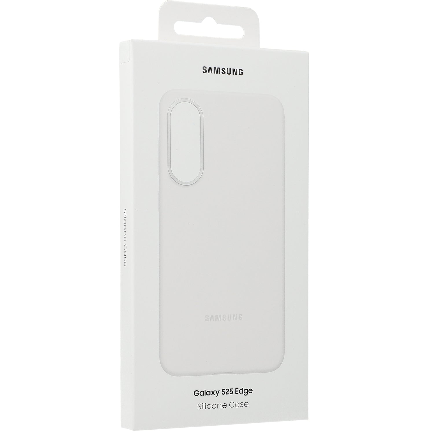 Handyhülle für Galaxy S25 Edge, Samsung Silicone Case, Hellgrau
