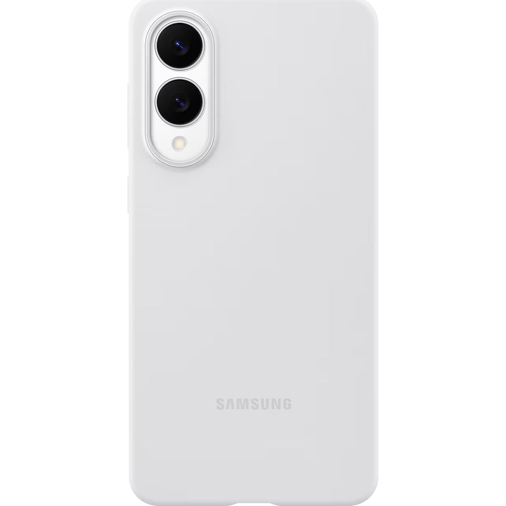 Handyhülle für Galaxy S25 Edge, Samsung Silicone Case, Hellgrau