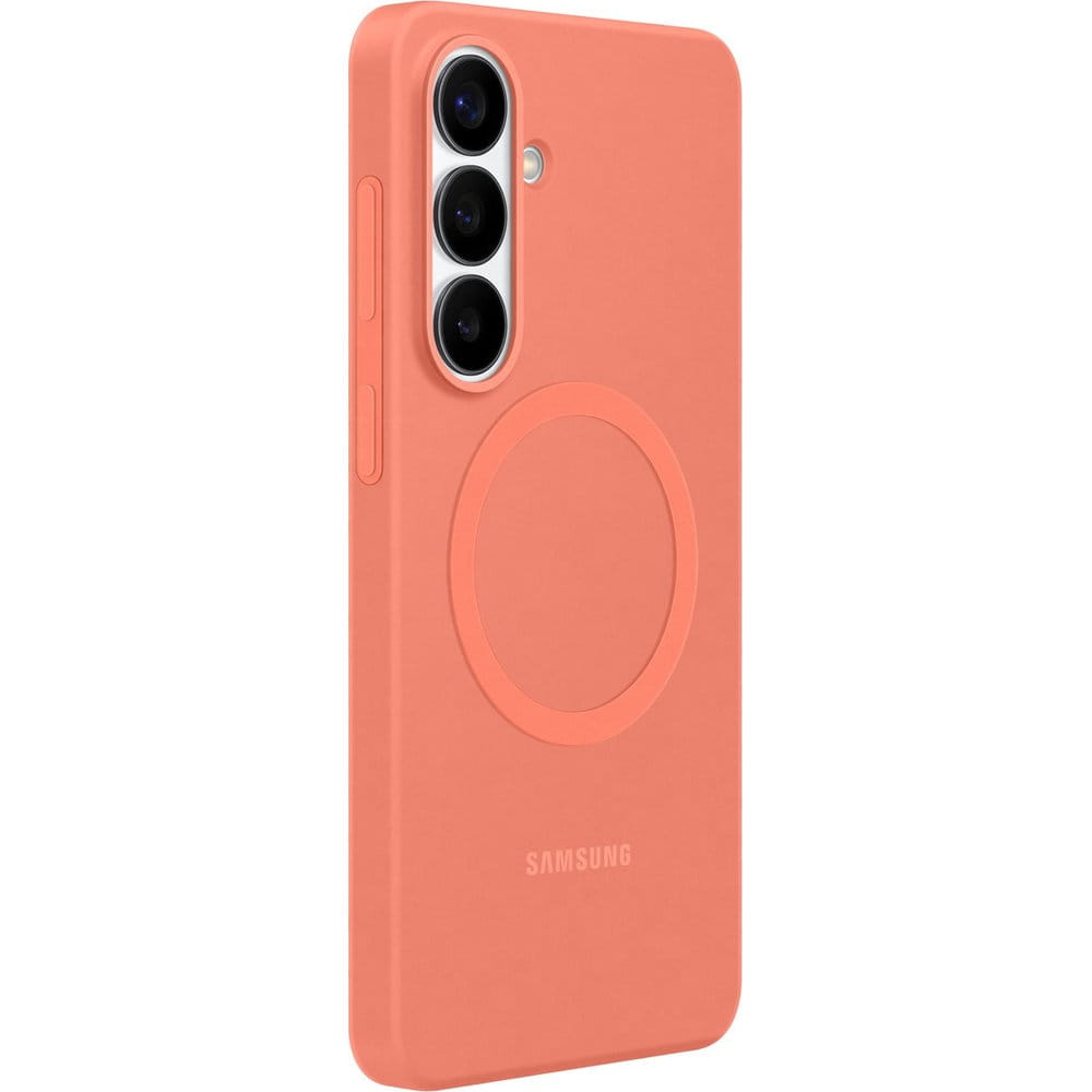 Handyhülle für Galaxy S26, Samsung Silicone Magnet Case mit MagSafe, Hellrot