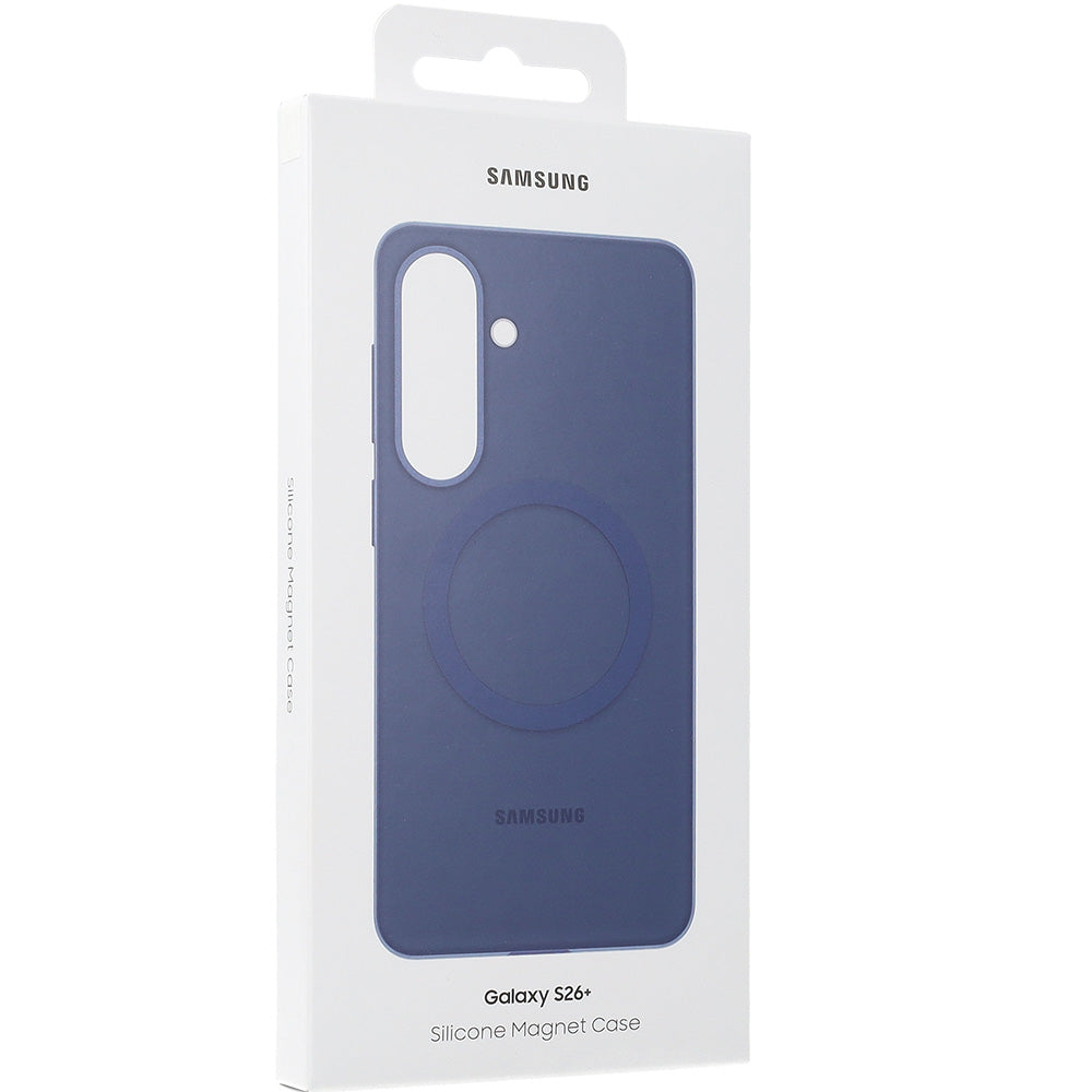 Handyhülle für Galaxy S26 Plus, Samsung Silicone Magnet Case mit MagSafe, Blau