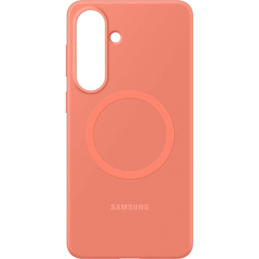 Handyhülle für Galaxy S26 Plus, Samsung Silicone Magnet Case mit MagSafe, Hellrot