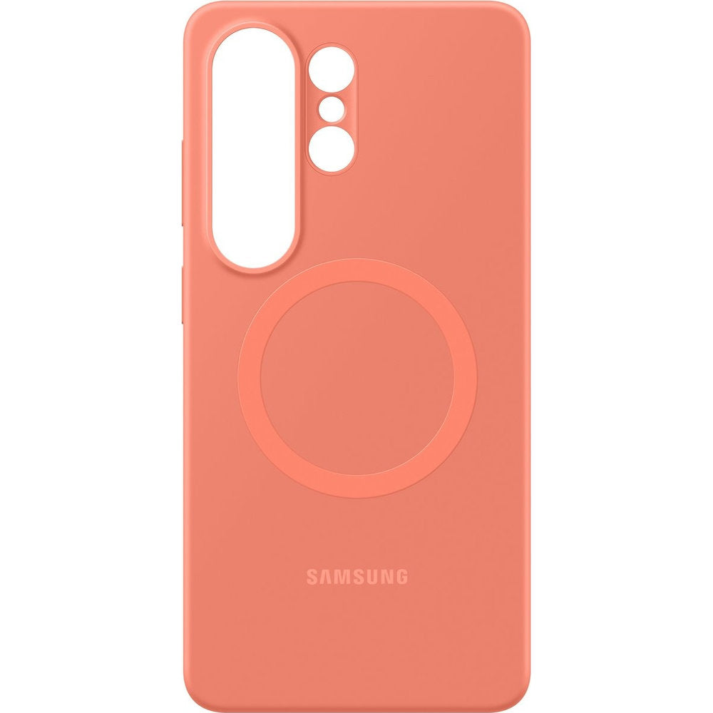 Handyhülle für Galaxy S26 Ultra, Samsung Silicone Magnet Case mit MagSafe, hellrot